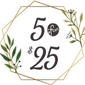 5 For $25 Bundle Sale!